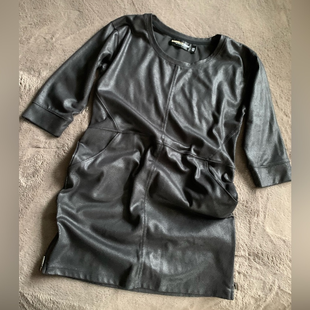 Black mini dress